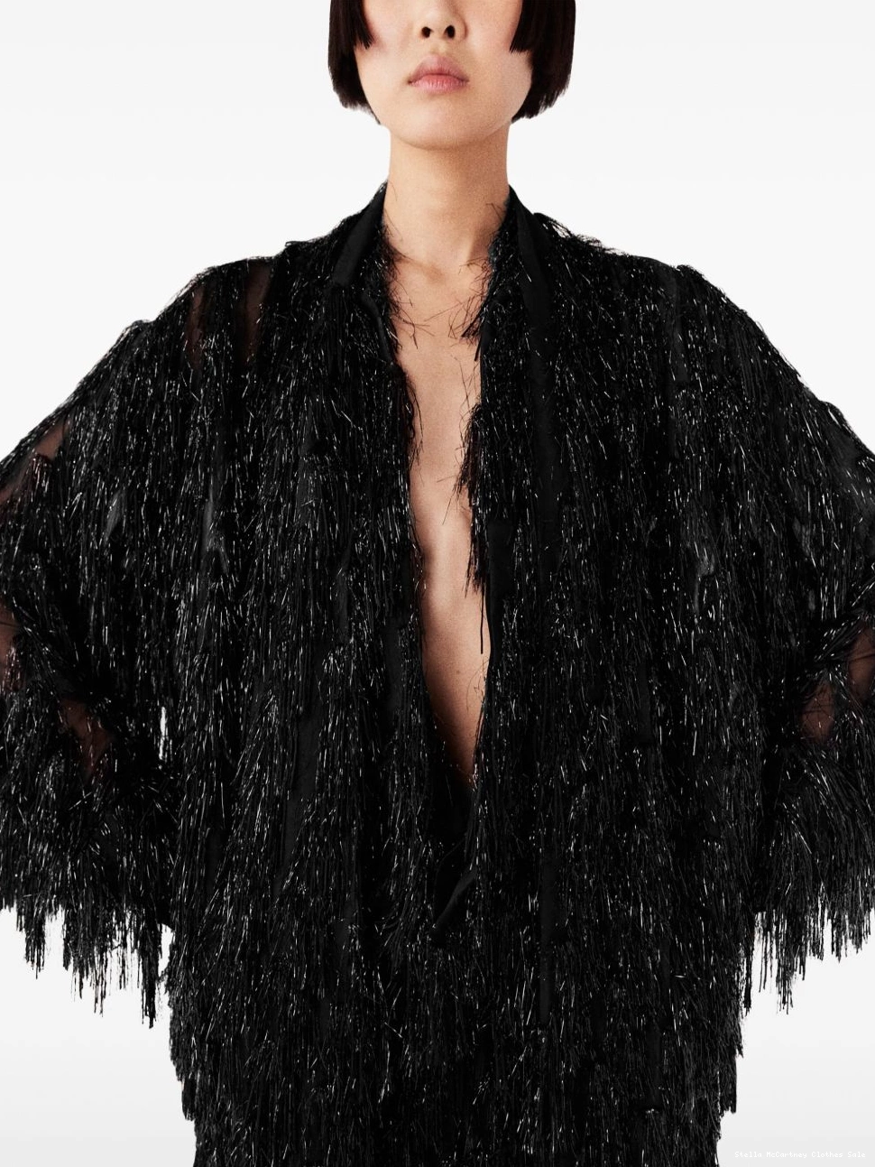 Affordable shirt Women Stella Glitter McCartney Tassel 0807